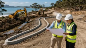 How Civil Works Design in Port Stephens Turns Plans Into Buildable Sites
